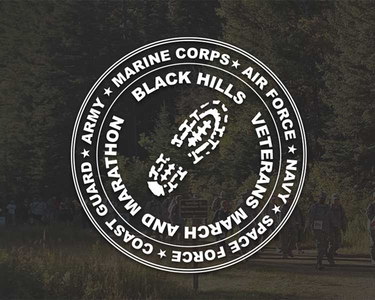 Black Hills Veteran March and Marathon Logo