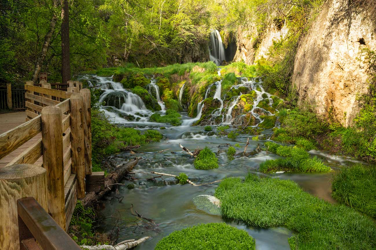 Roughlock Falls Trail in Spearfish Canyon, SD