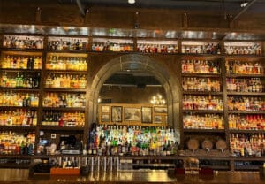 Windsor Block Bar Bottle Wall