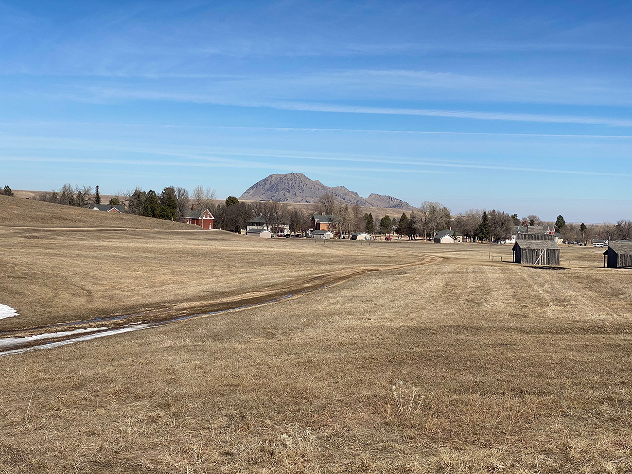 fort meade trail view of bear butte