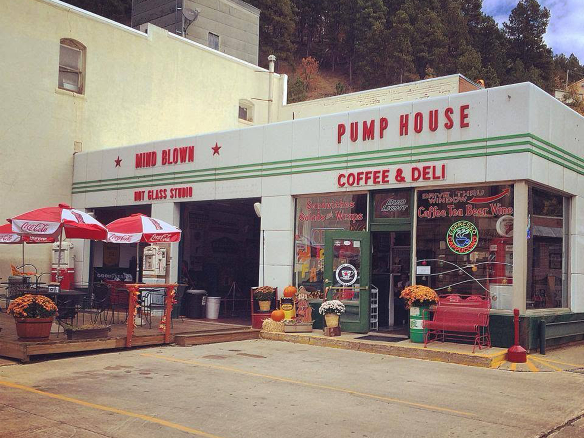 Pump House at Mind Blown Studio Deadwood exterior