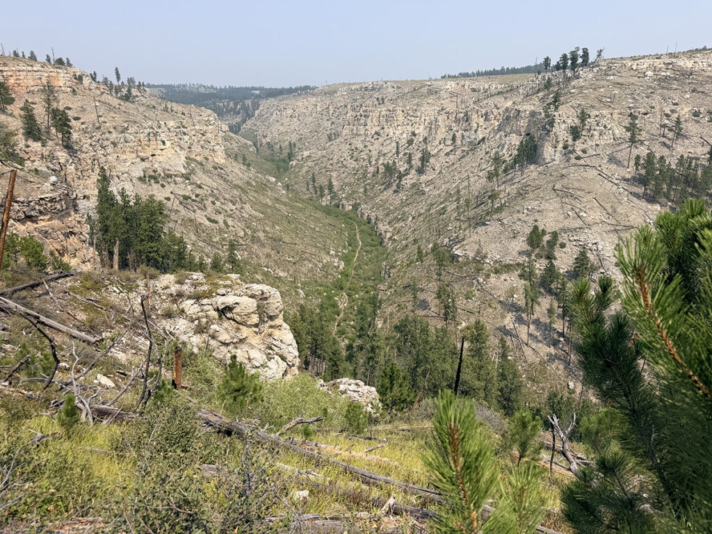 View of Hell Canyon from the trail