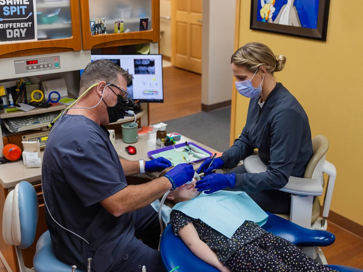 Advanced Dental Professionals Rapid City with young patient