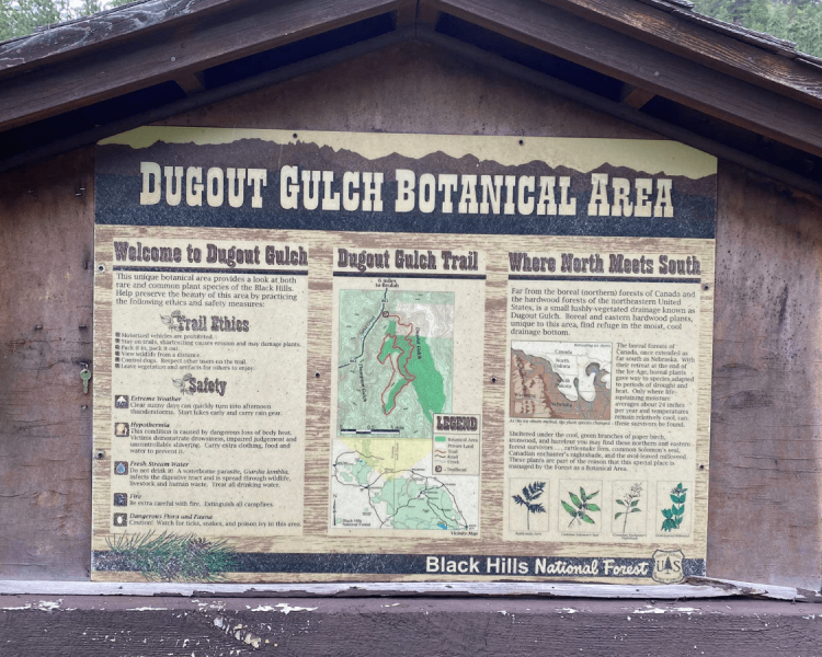 Dugout Gulch Botanical Trail