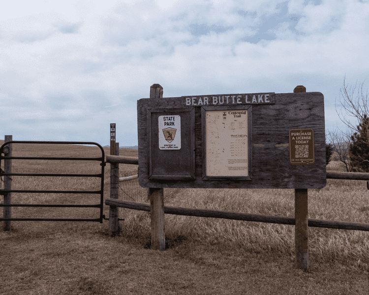 Centennial Trail - Bear Butte Lake trail head
