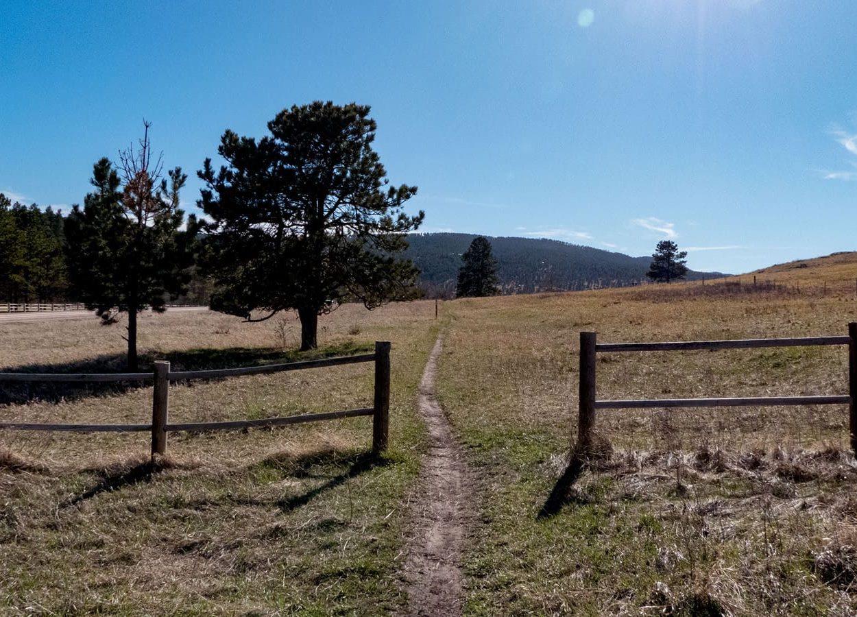Fort Meade Trail With Gate