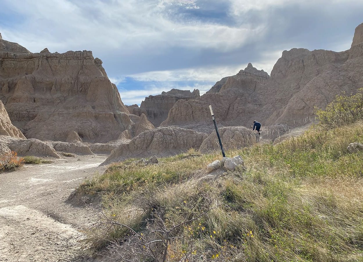 Notch Trail Badlands Grass Land