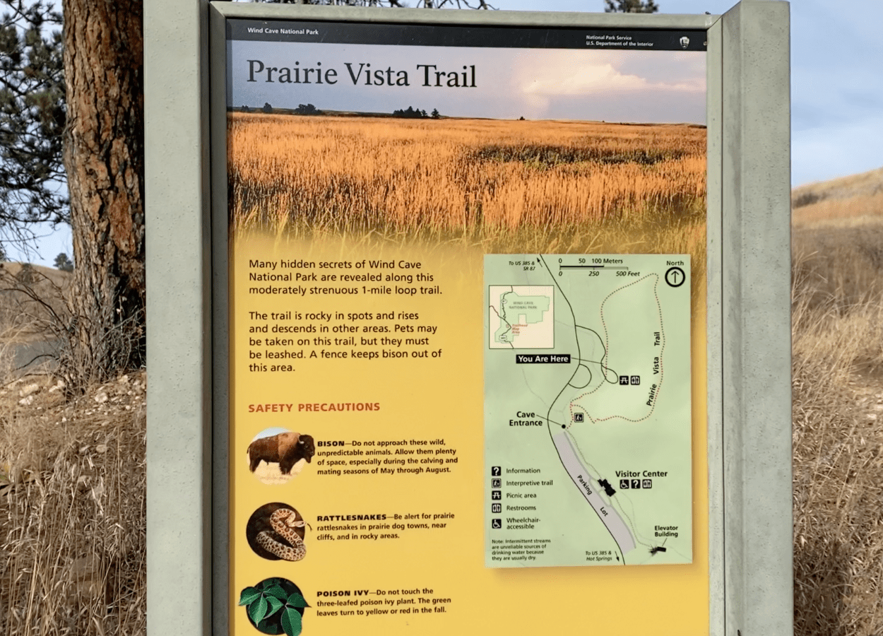 Prairie Vista Trail Sign