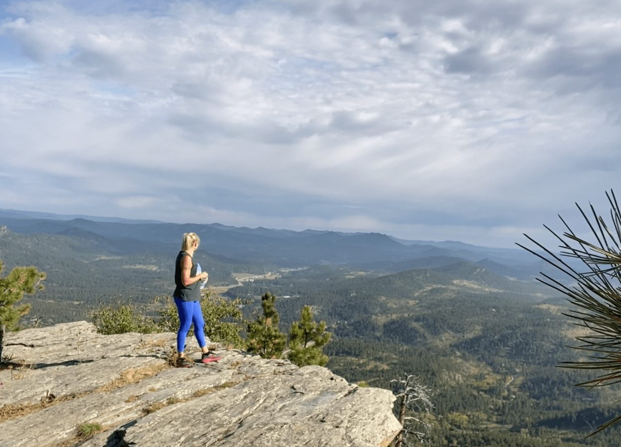 Saint Elmo Peak Amber Looking Out