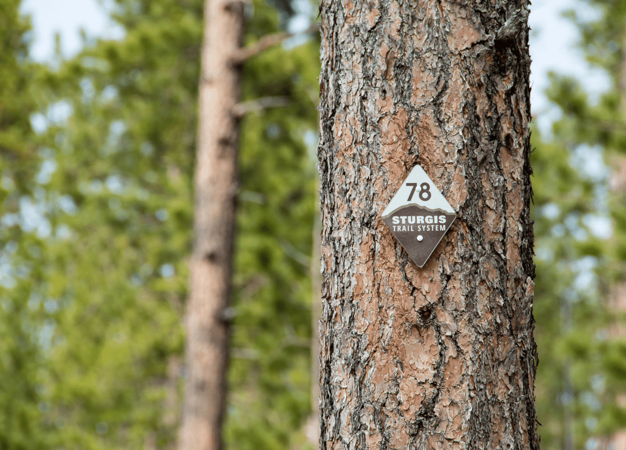 Sturgis Trail System Trail Sign