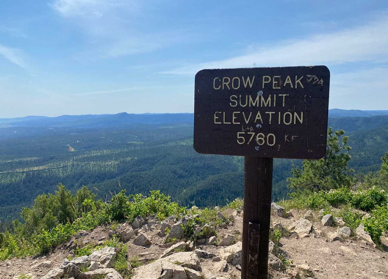Crow Peak Trail near Spearfish, South Dakota