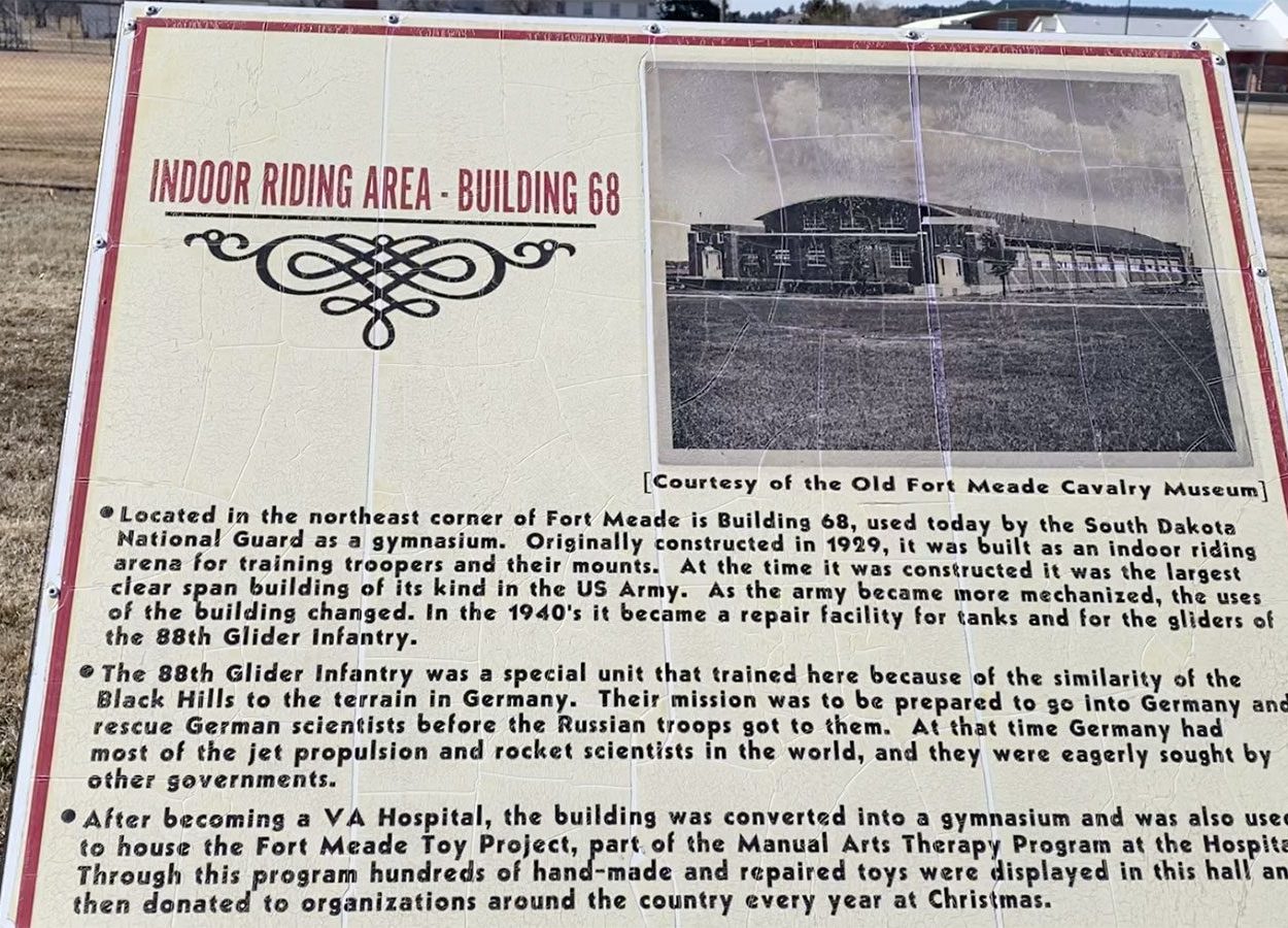 sign on fort meade trail