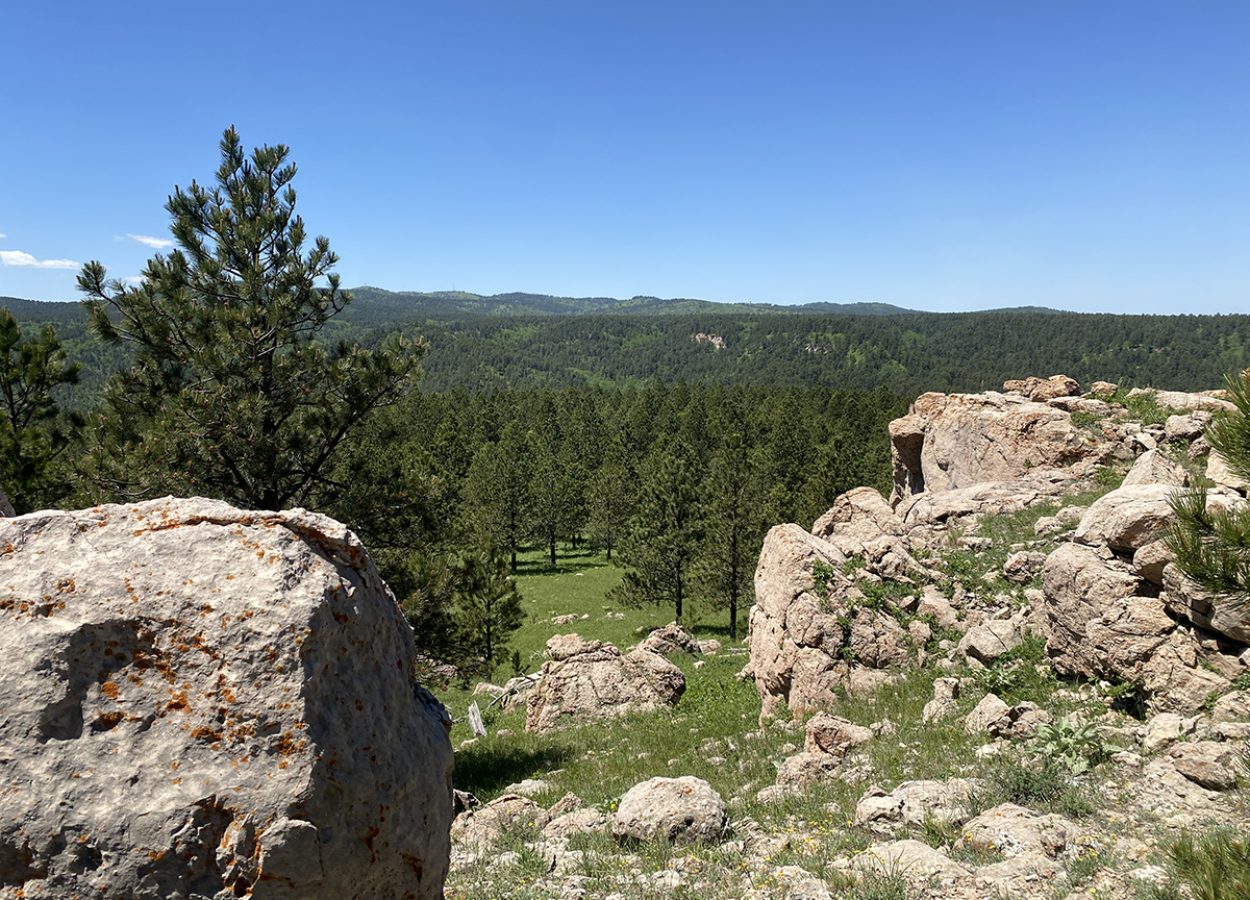 Sheep Nose Mountain Trail Sundance rock formations