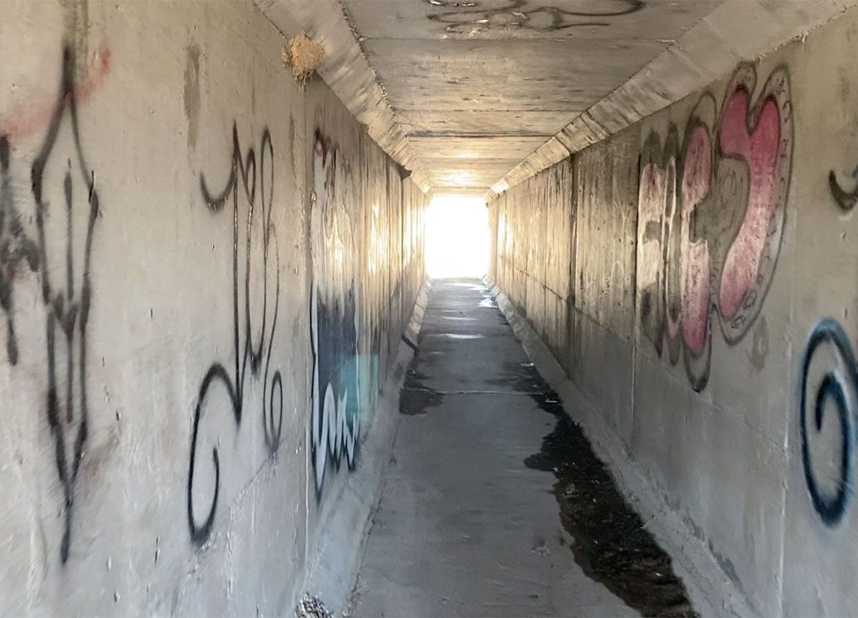 tunnel at fort meade trail